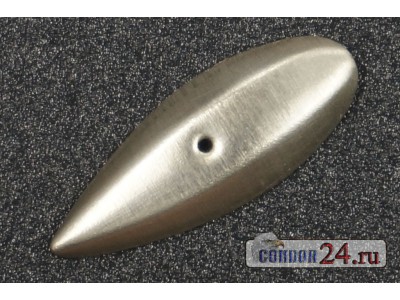 Чешуйки CR302 Уралка с гранями, 20 х 7,5 мм., никель, 500 шт.